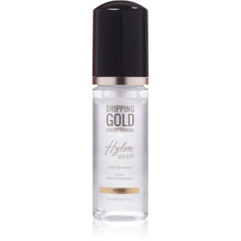 Dripping Gold Luxury Tanning Hydra Whip spumă transparentă autobronzantă corp si fata - imagine 2